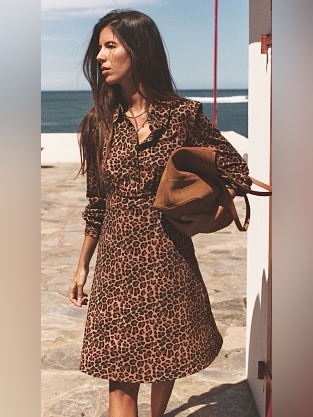 LN WOMENS US 10 UK 14 MEDIUM (bust 40”) BODEN ORLA LEOPARD DRESS
